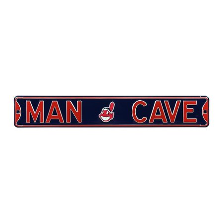 AUTHENTIC STREET SIGNS Authentic Street Signs 30207 Cleveland Indians Man Cave Street Sign 30207